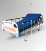 2 motorlu alüminyum yan korkuluklu hasta yatağı