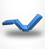 4 parça hasta yatak süngeri