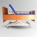 Ahşap kasa 3 motorlu hasta yatağı