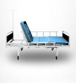 Kiralık 2 motorlu mdf ahşap başlıklı hasta yatağı