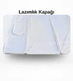 Tuvaletli hasta yatağı lazımlık kapağı