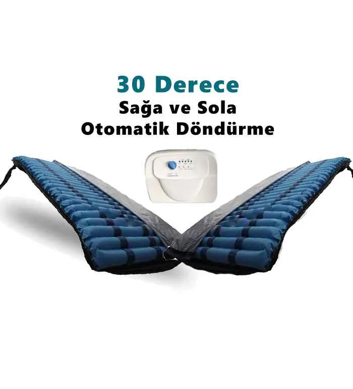 30 derece pozisyonlu havalı yatak sistemi