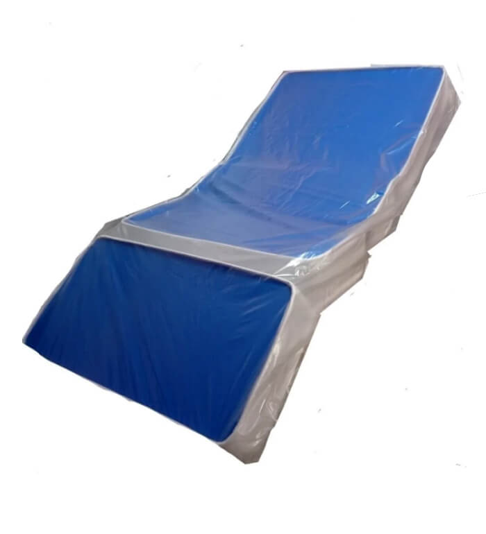 Sıvı Geçirmez 4 Parçalı Sünger Hasta Yatağı 90x190x12 cm