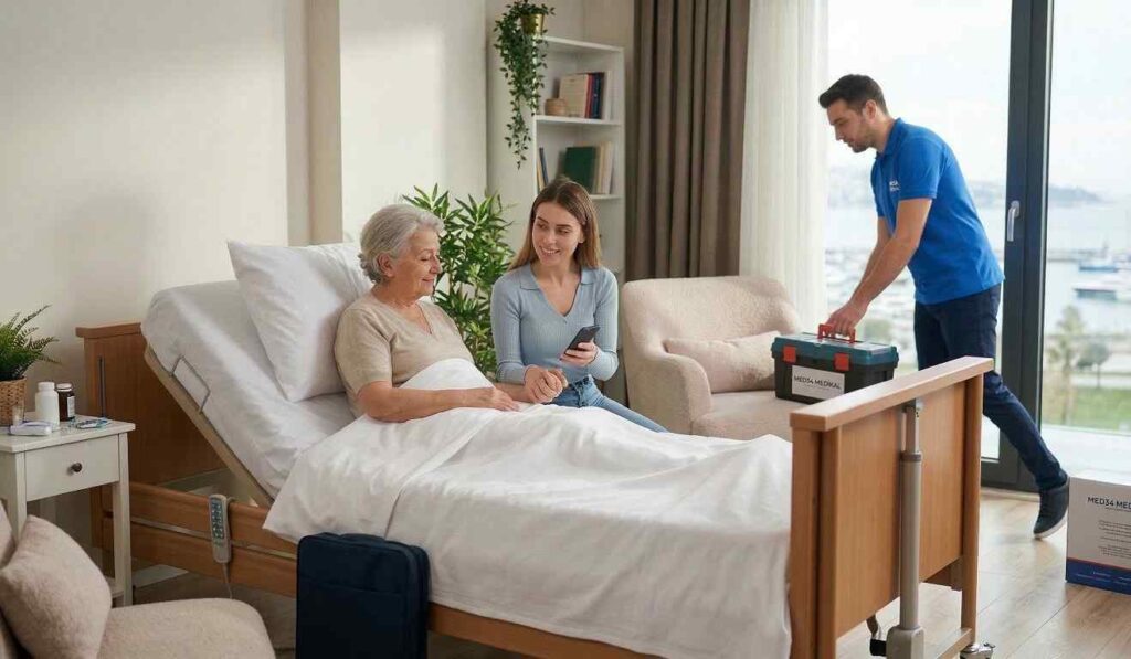 Hasta yatağı kiralama hizmetleri Tuzla: Med34 Medikal