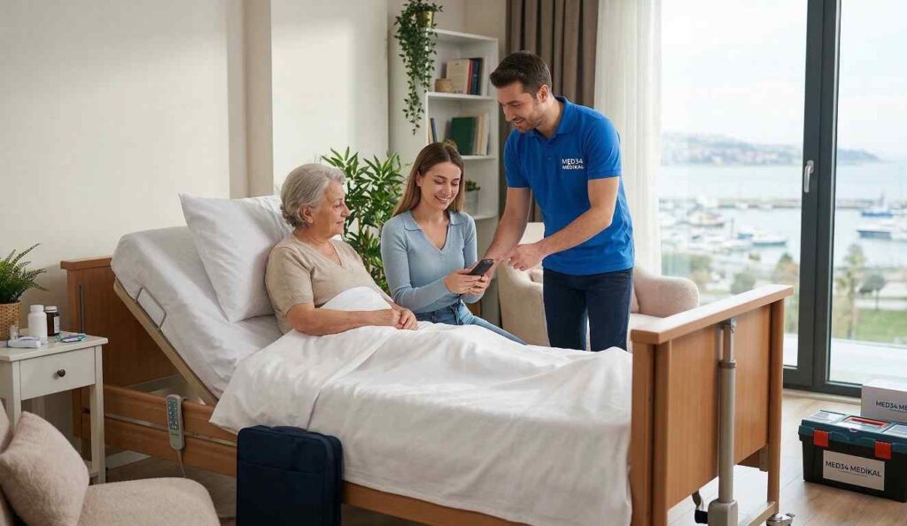 Tuzla hasta yatağı kiralama hizmetleri: Med34 Medikal