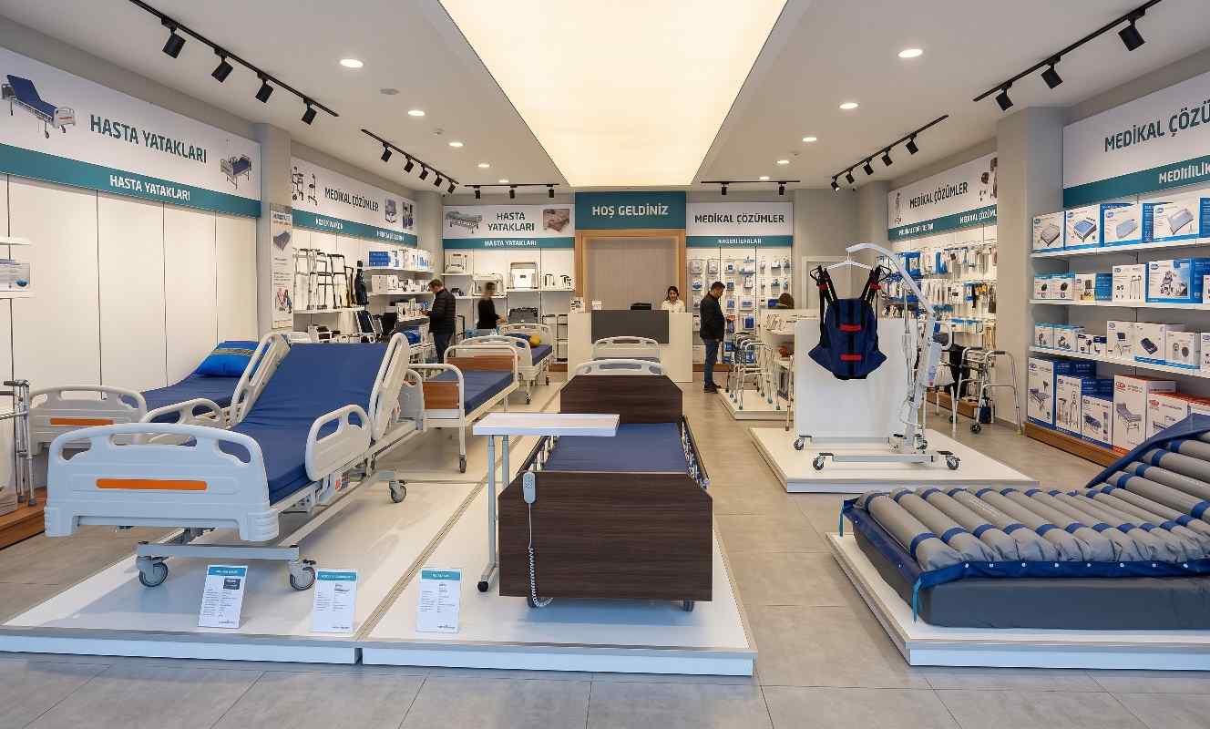 Beyoğlu mağazada kiralık hasta yatakları